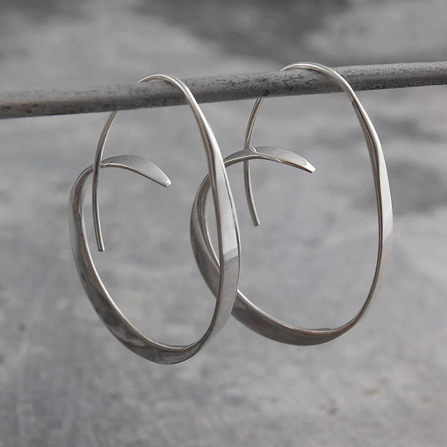 Unique Twisted Drop Earrings - Pexav