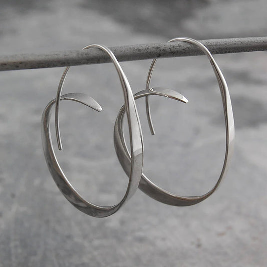 Unique Twisted Drop Earrings - Pexav