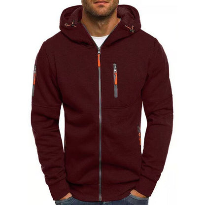 Sporty Tech Men's Vest - Titan-Bordeaux Red-S-Nora Luxe
