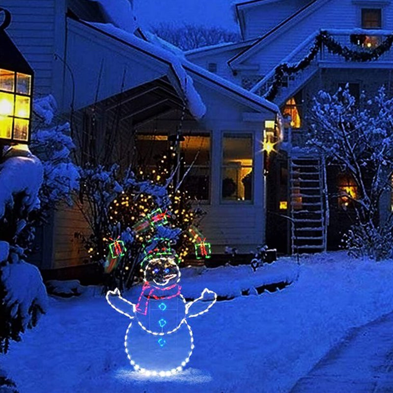 Colorful Flashing Snowglobe Lamp