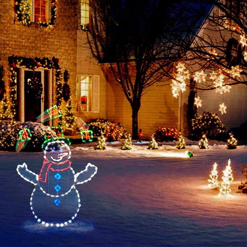 Colorful Flashing Snowglobe Lamp