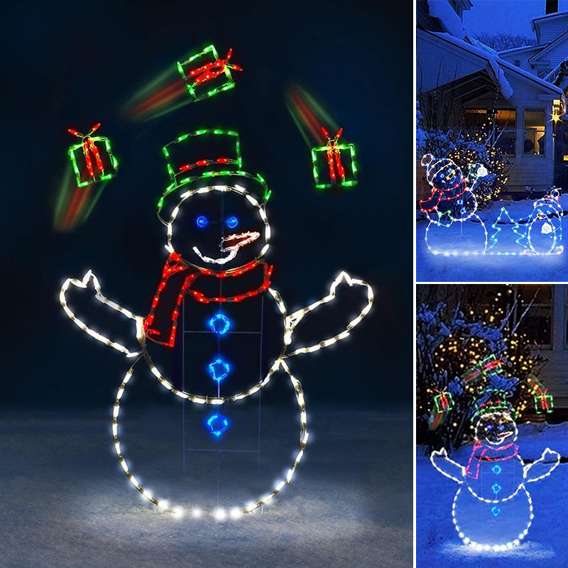 Colorful Flashing Snowglobe Lamp