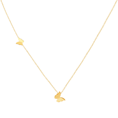 Spring Butterfly Necklace - Alara-Gold-Nora Luxe