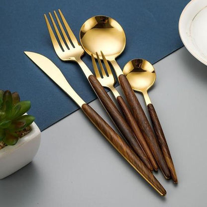 Premium Wooden Handle Kitchen Utensil Set - Pexav