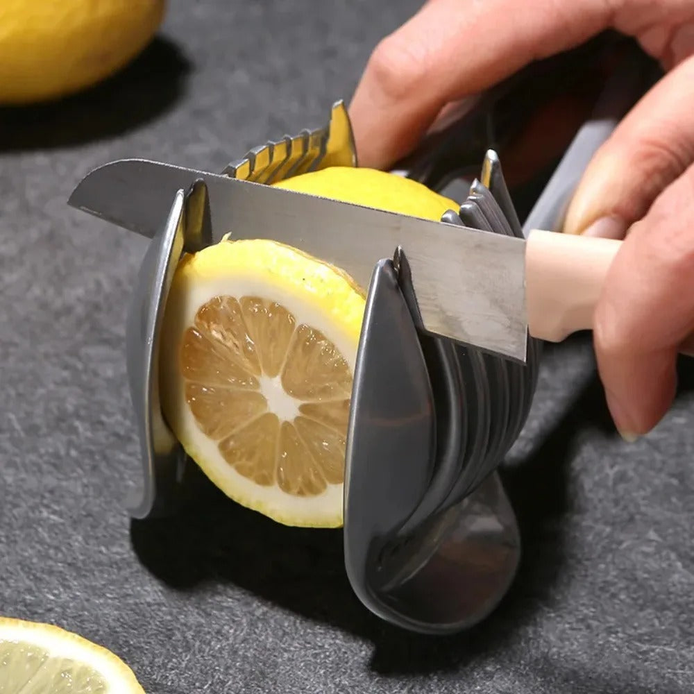 Stainless Steel Fruit and Vegetable Slicer - SliceEase-Nora Luxe
