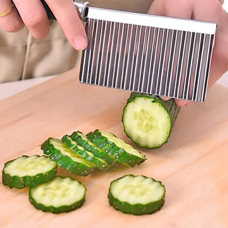 Stainless Steel Vegetable Knife - WaveCut-Nora Luxe