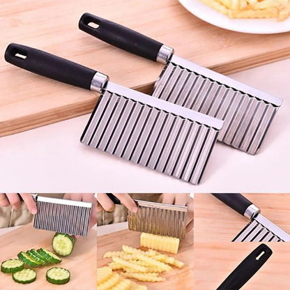 Stainless Steel Vegetable Knife - WaveCut-Nora Luxe