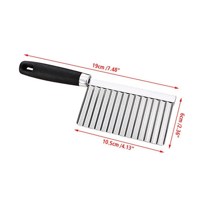 Stainless Steel Vegetable Knife - WaveCut-Nora Luxe