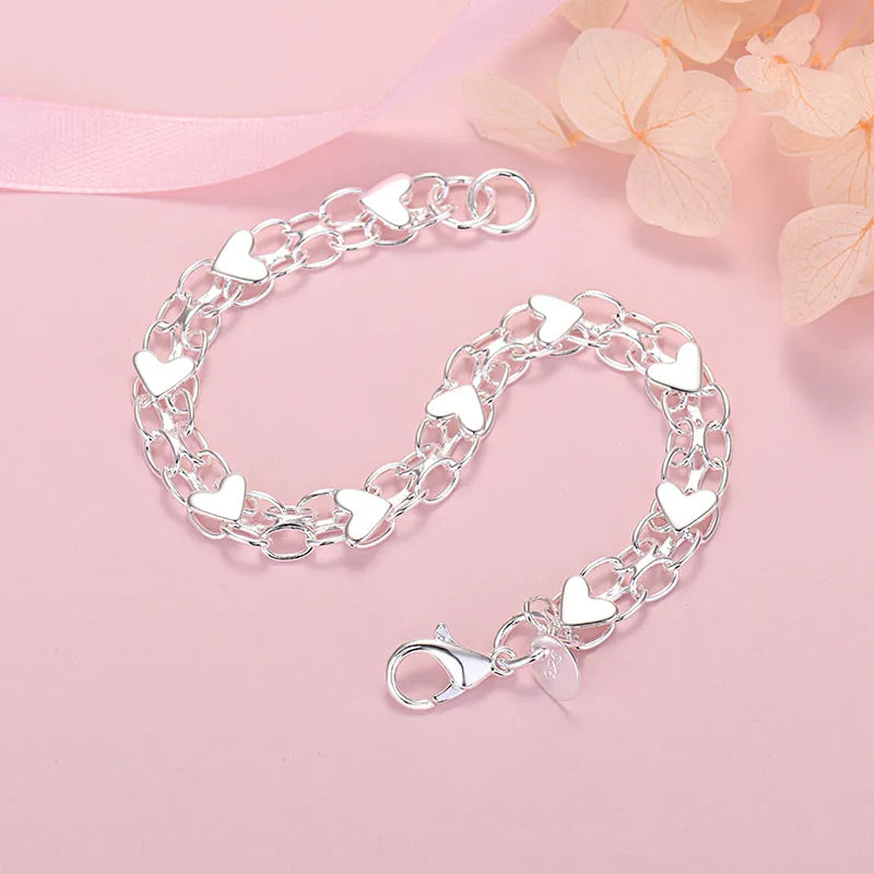 Timeless Silver Love Bracelet - Pexav