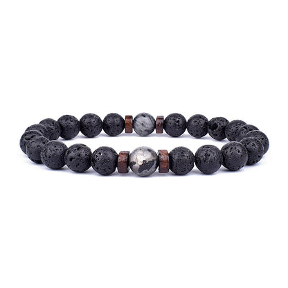 Stone Bracelet | Natural Gemstone Jewellery | Women's Fashion Accessory-Double Silver-S-17cm-Nora Luxe