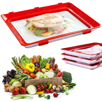 Storage Board - FreshSeal Tray-Red-Nora Luxe