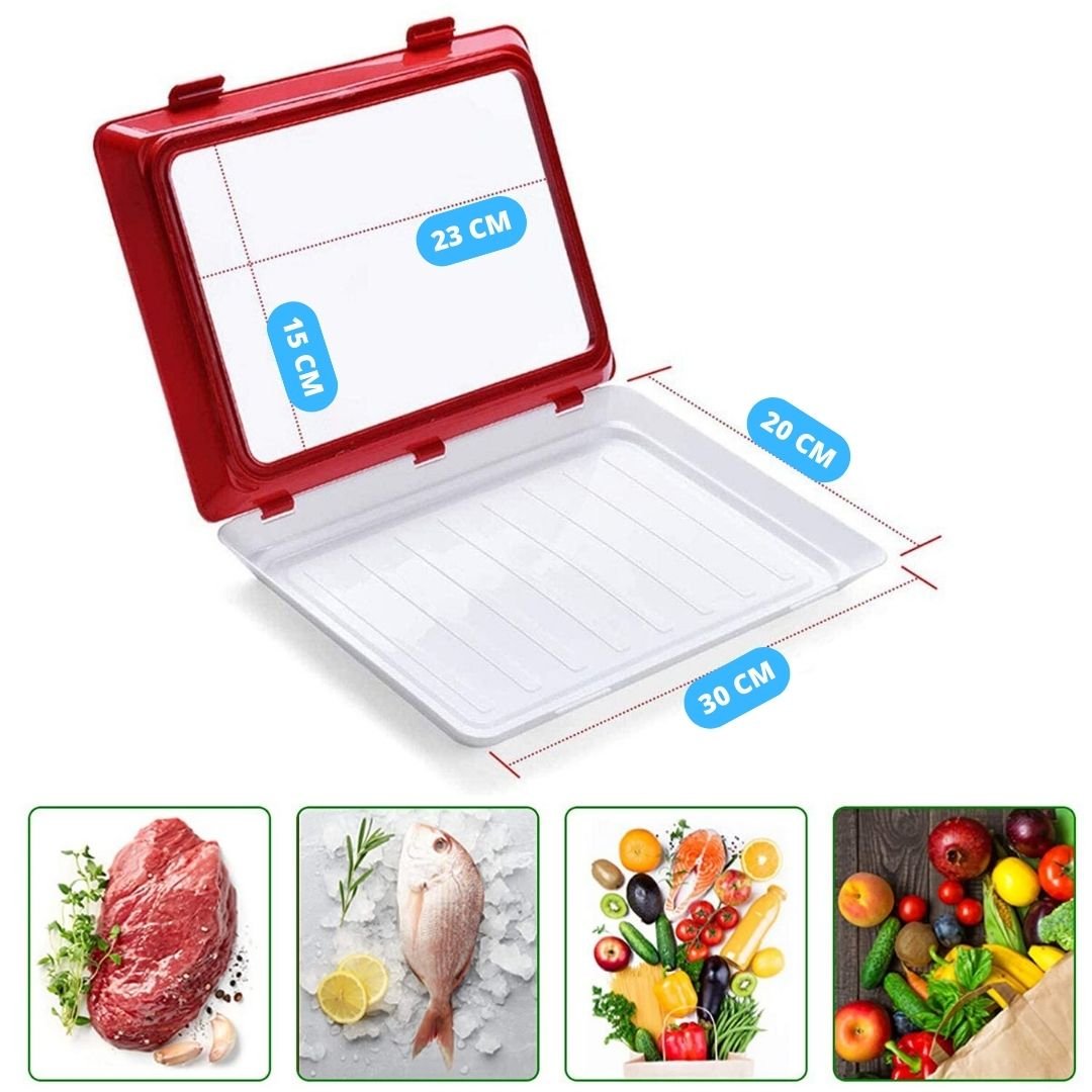 Storage Board - FreshSeal Tray-Red-Nora Luxe