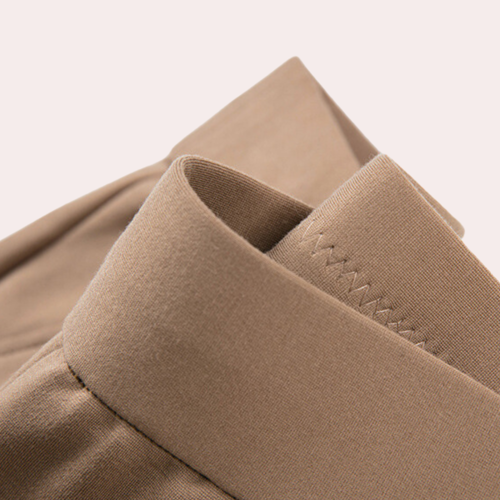 Straight Ladies' Trousers with Timeless Design - Celeste-Dark blue-XS-Nora Luxe