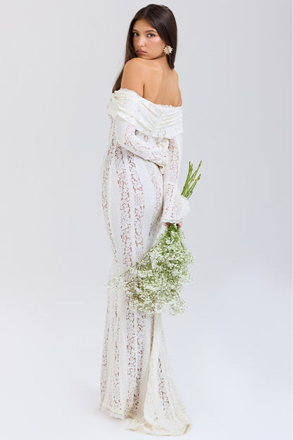 Sleeveless Beach Maxi Dress with Floral Details - Pexav