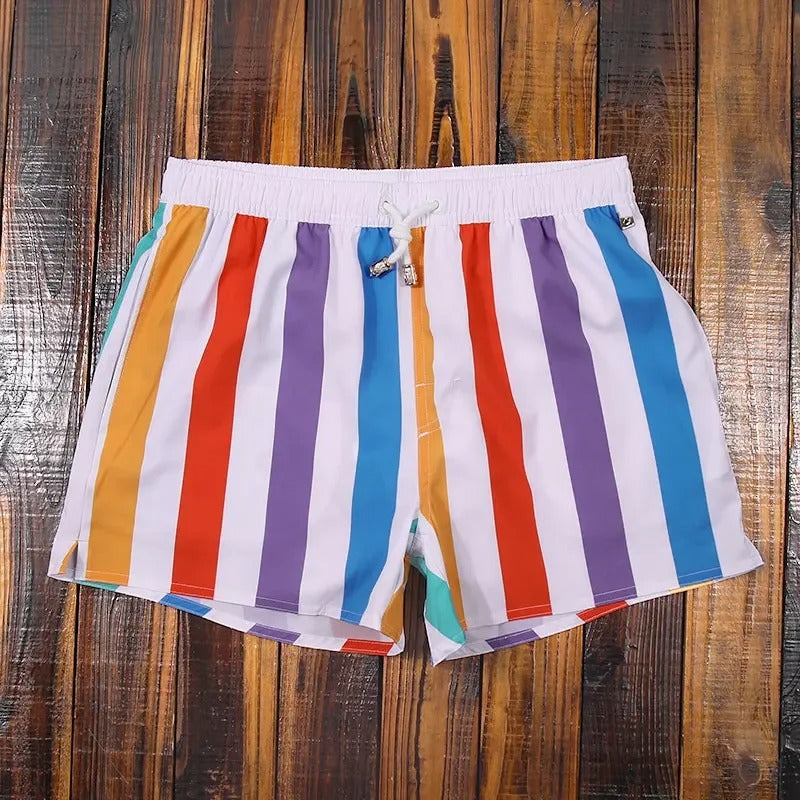 Comfortable Mens Casual Elastic Waist Shorts - Pexav