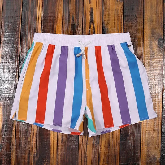Comfortable Mens Casual Elastic Waist Shorts - Pexav