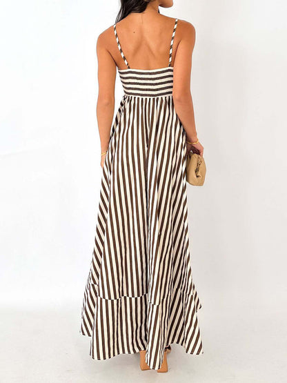 Casual Floral Maxi Summer Dress