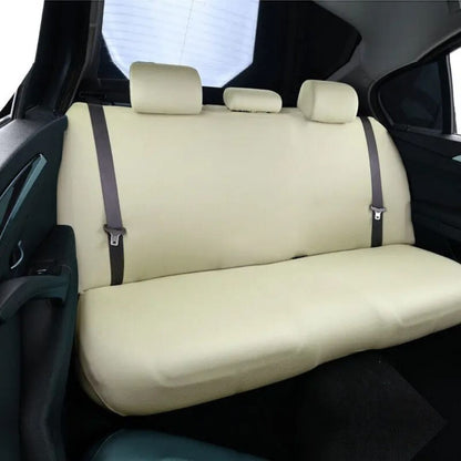Strong Dog Car Back Seat Cover - BarkGuard-Beige-Nora Luxe