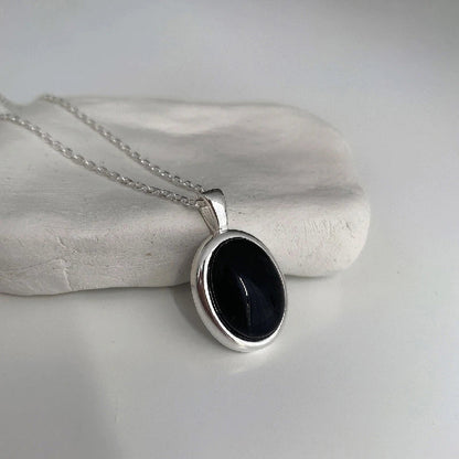 Stunning Black Opal Necklace-Nora Luxe