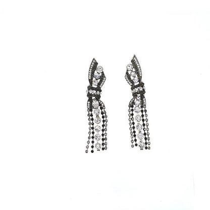 Stunning Butterfly Bow Pendant Earrings - Annelise-Nora Luxe