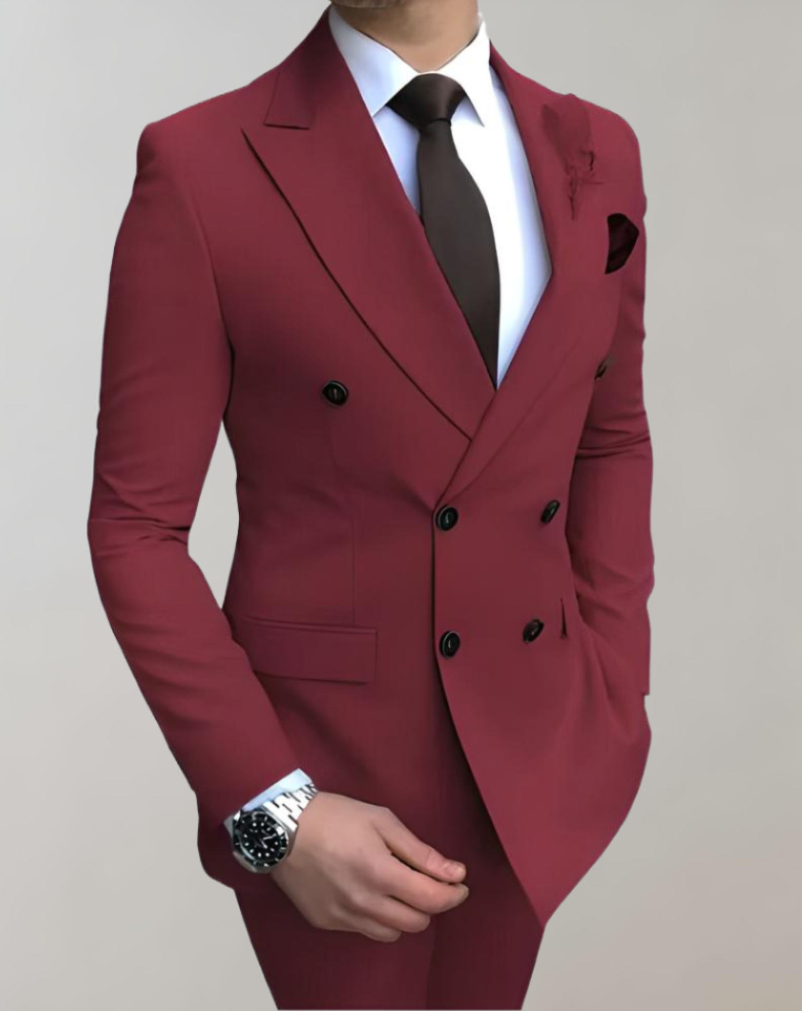 Classic 2-Piece Mens Business Suit - Pexav
