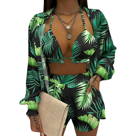 Beachy 3-Piece Summer Swim Set - Pexav