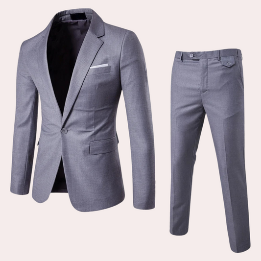 Classic Fit Men's Business Suit - Pexav