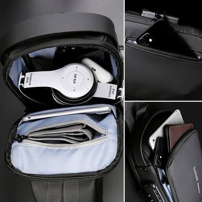 Stylish Anti-Theft Crossbody Bag - Nina-Black-Nora Luxe