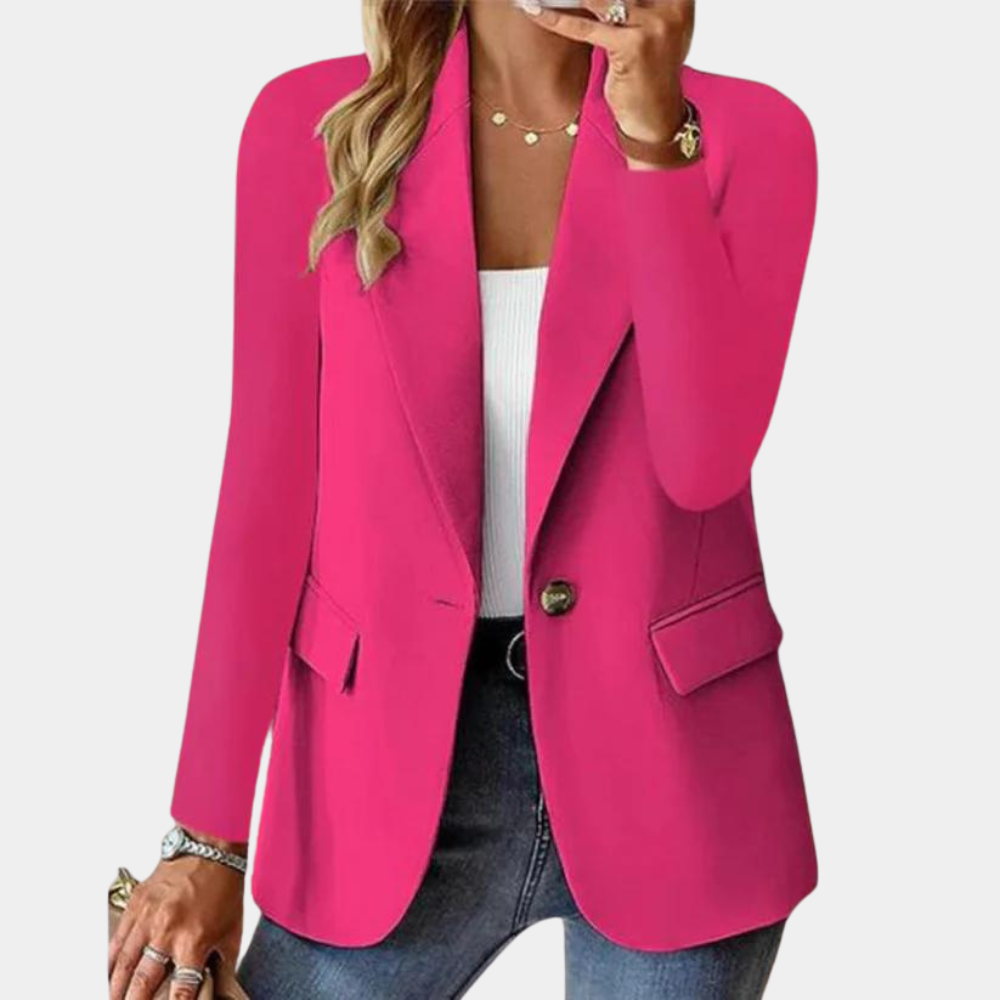 Stylish Blazer for Ladies - Juliette-Pink-XS-Nora Luxe