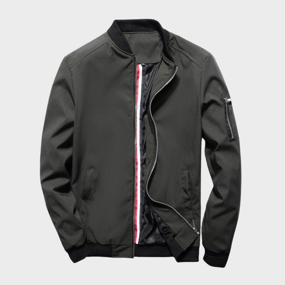 Stylish Bomber Jacket for Men - Rafa-Blue-M-Nora Luxe