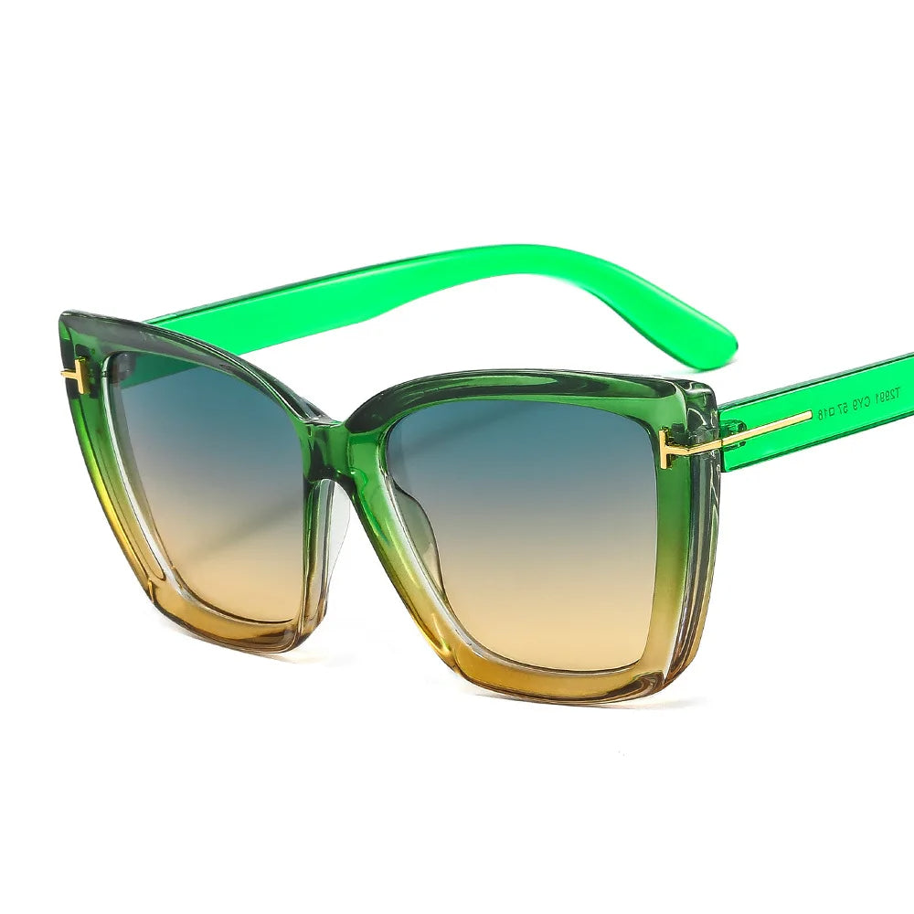 Trendy Women's Gradient UV Sunglasses - Pexav