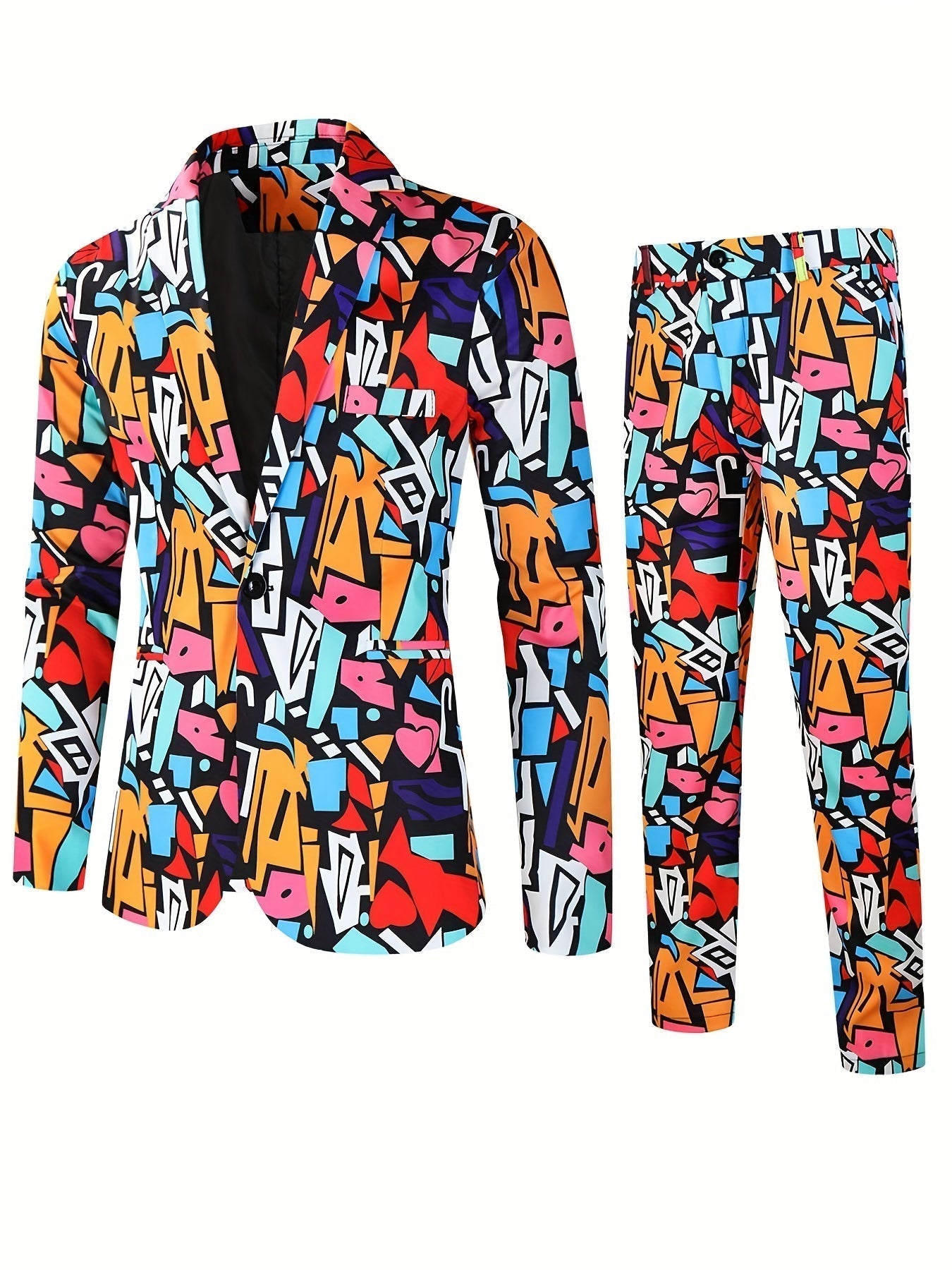 Stylish Colored Suit - Floris-Black-M-Nora Luxe
