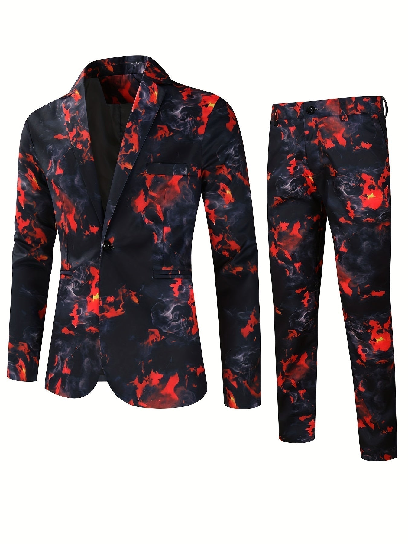 Stylish Colored Suit - Floris-Black-M-Nora Luxe