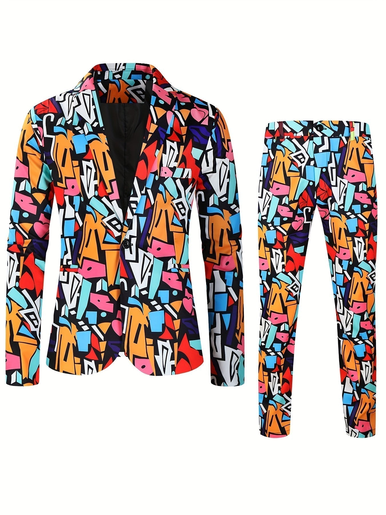 Stylish Colored Suit - Floris-Black-M-Nora Luxe