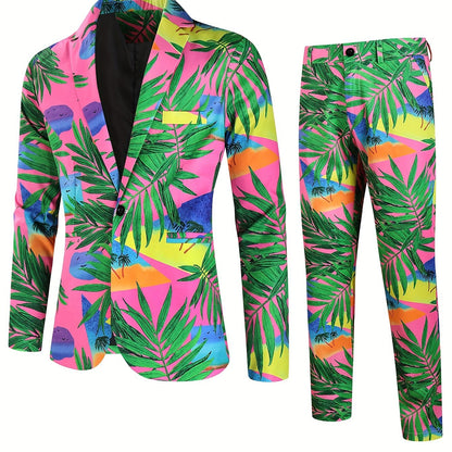 Stylish Colored Suit - Floris-Green-M-Nora Luxe