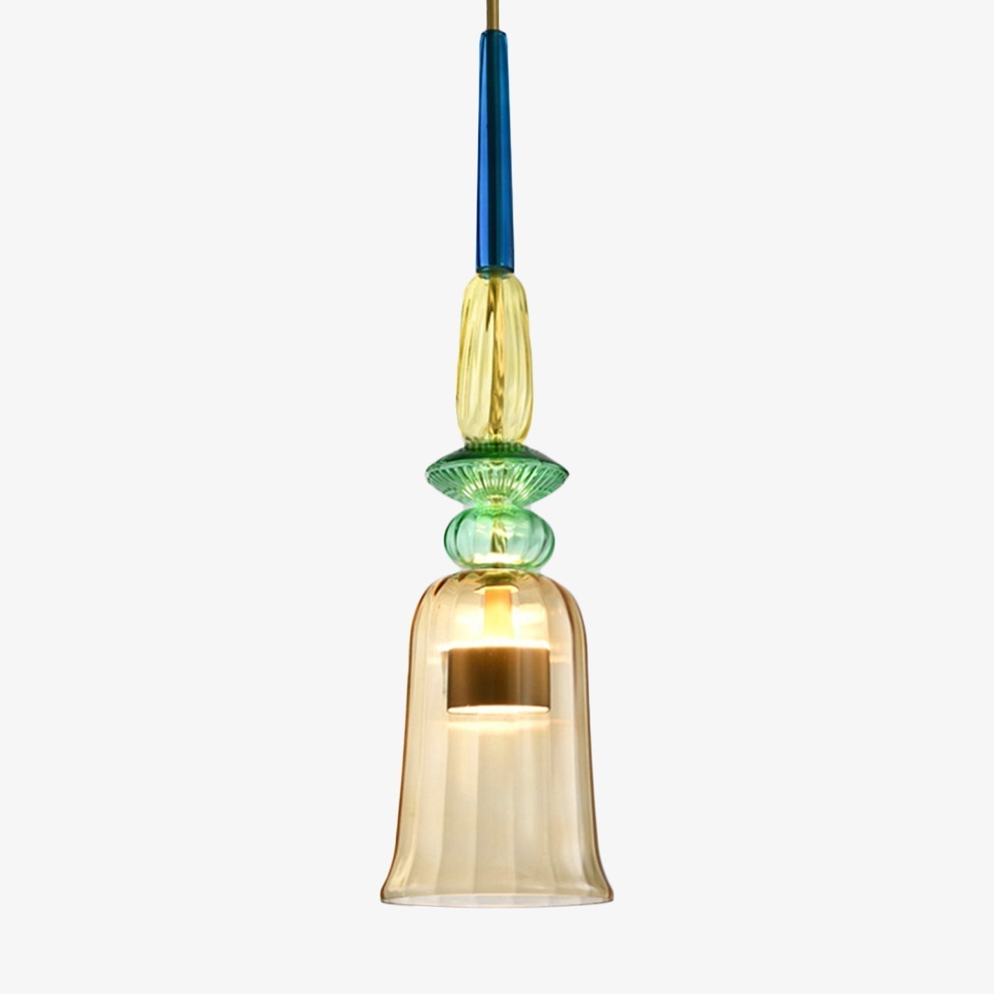Stylish Coloured Ceiling Lamp - Sofia-F-Nora Luxe