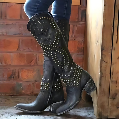 Fashionable Tall Women's Boots Elena - Pexav