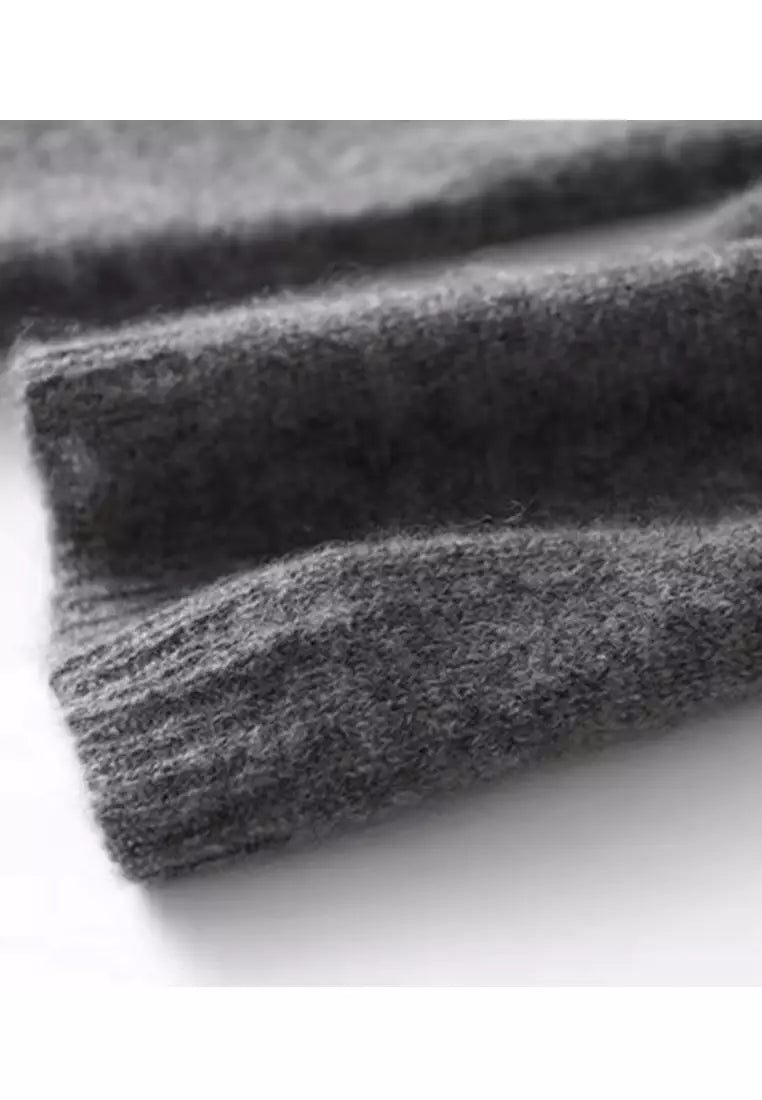 Stylish Knitted Sweater for Women - Leona-Gray-S-Nora Luxe