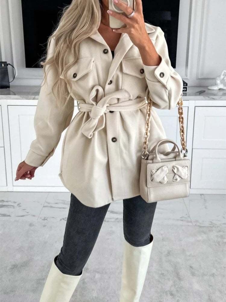 Stylish Ladies Blazer - Elina-White-S-Nora Luxe