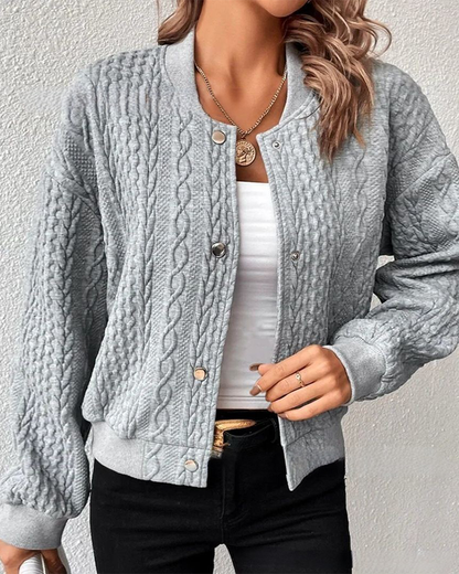 Stylish Ladies' Cardigan - Eloise-Gray-S-Nora Luxe