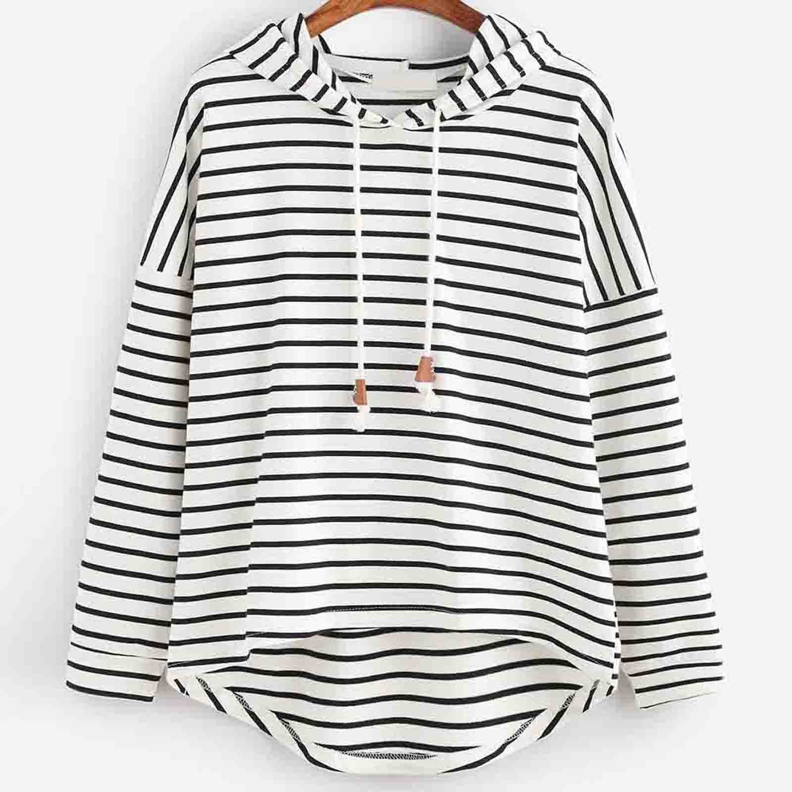 Fashionable Women's Hooded Sweatshirt - Pexav