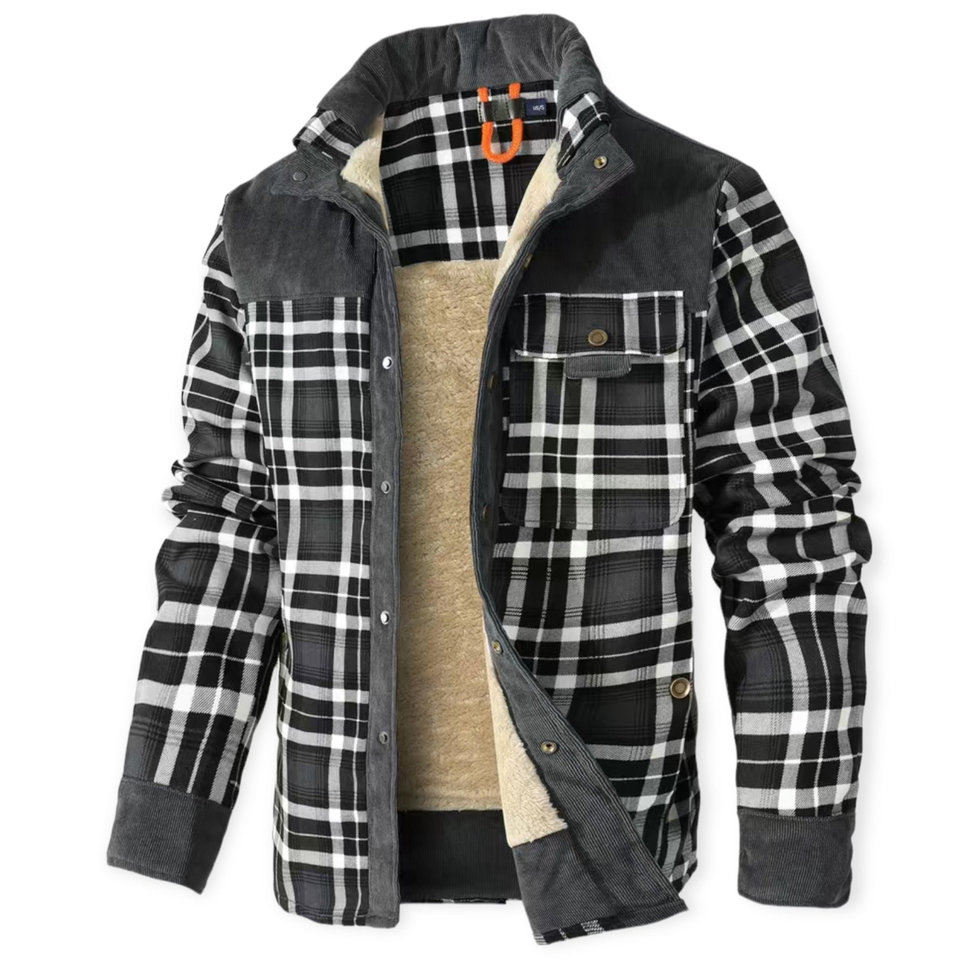 Stylish Ladies Jacket for Winter Days - Falia-Gray-S-Nora Luxe