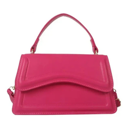 Stylish Leather Ladies Shoulder Bags - LuxeClass-Pink-Red-Nora Luxe