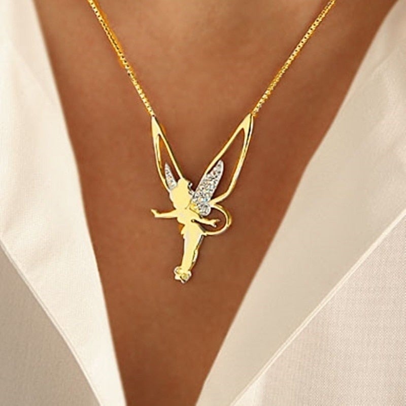 Beautiful Fairy Charm Necklace - Pexav