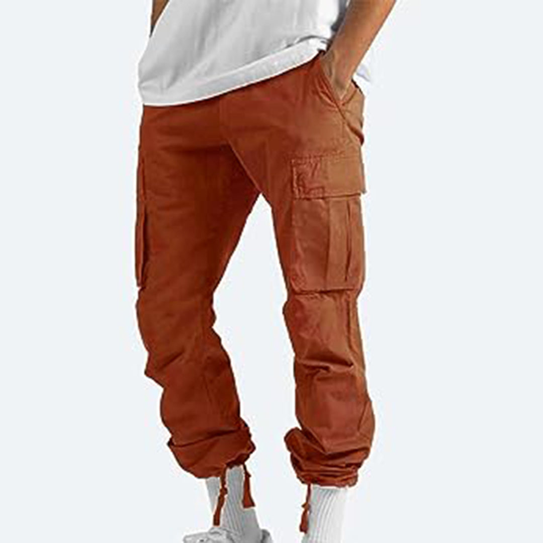 Stylish Men's Cargo Trousers - Mason-Black-S-Nora Luxe
