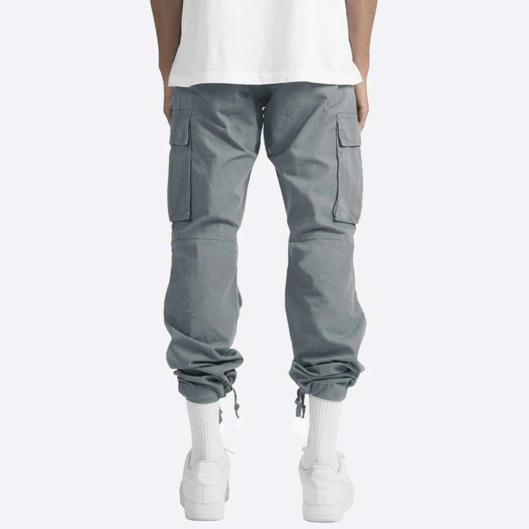 Stylish Men's Cargo Trousers - Mason-Black-S-Nora Luxe