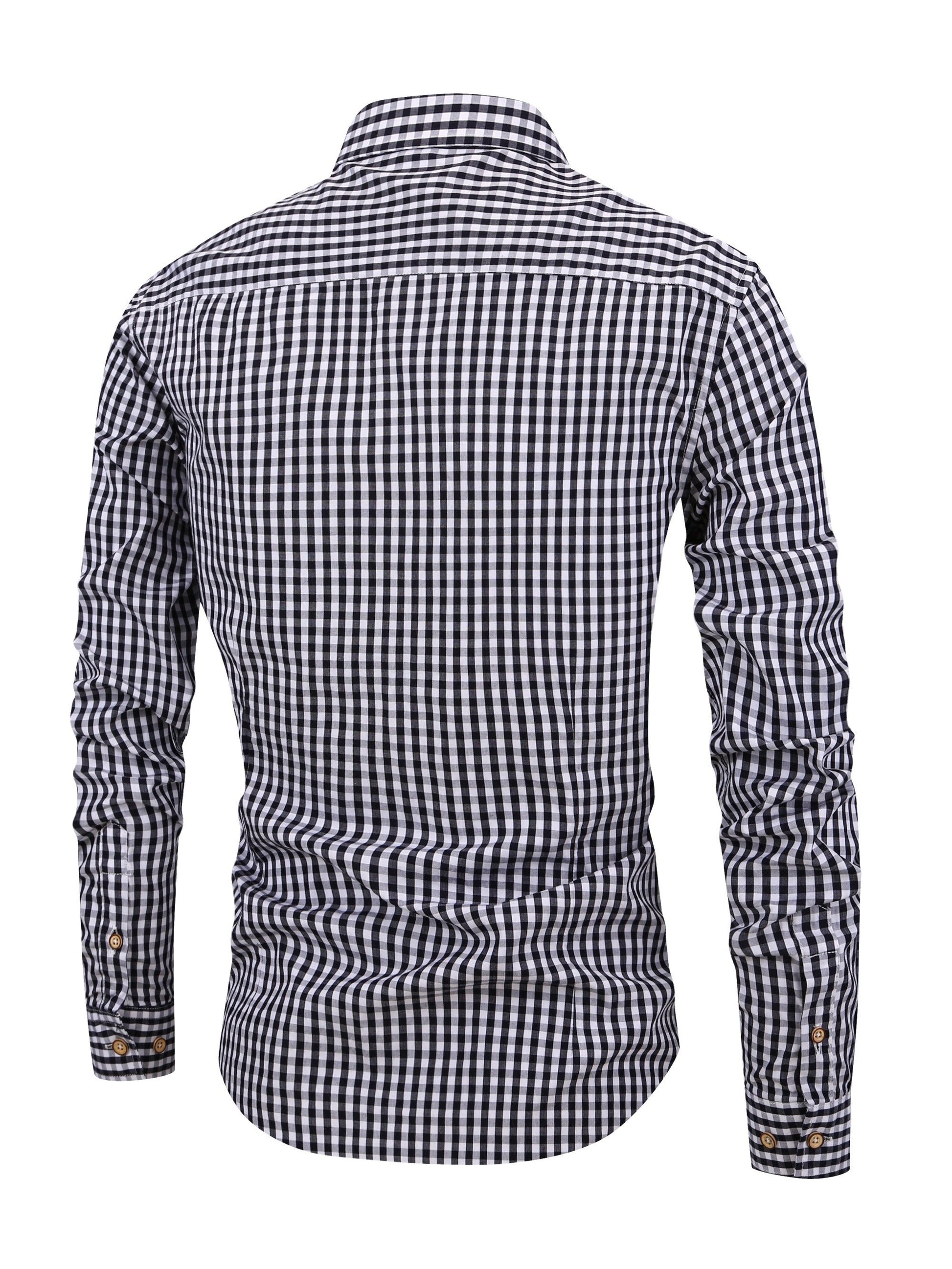 Stylish Men's Shirt - Jasper-Dark Blue-XS-Nora Luxe