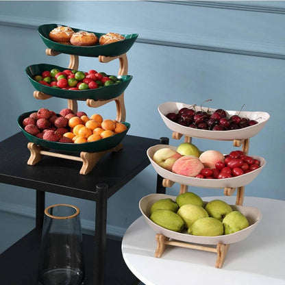 Space Saving 3 Tier Fruit Holder - Pexav