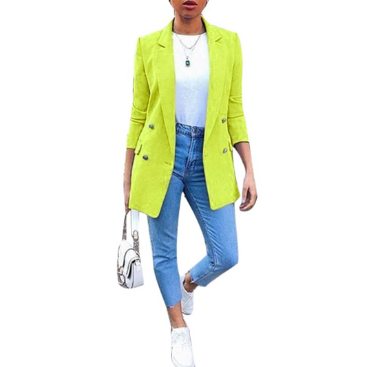 Classic Fit Ladies Blazer Jacket - Pexav