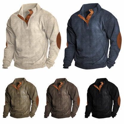 Comfortable Grey Crew Neck Sweater - Pexav